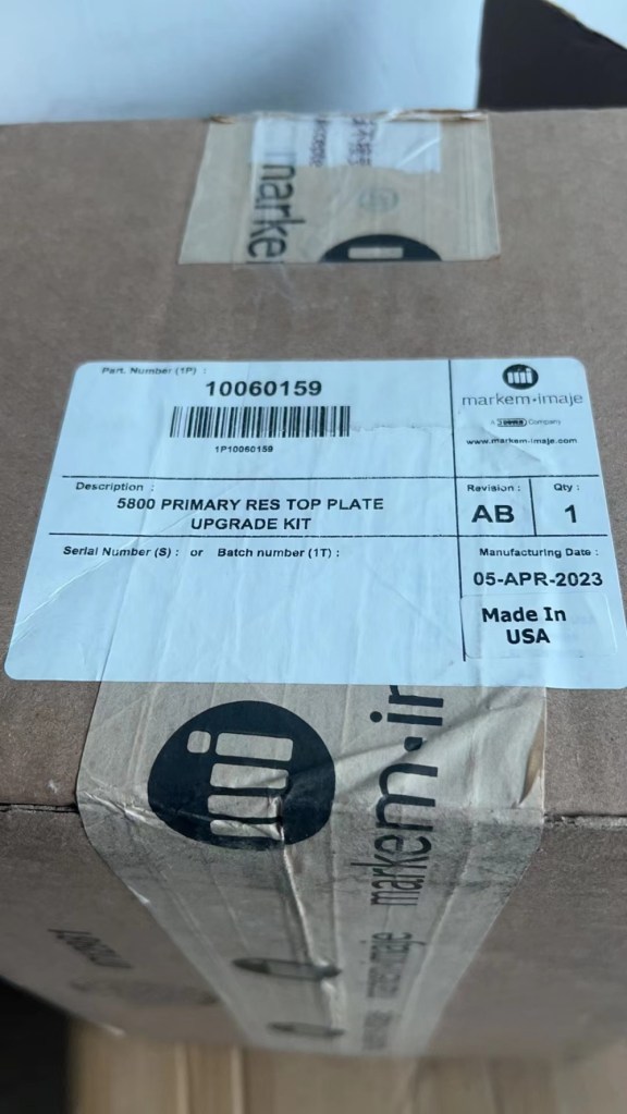 10060159 5800 Primary Res Top Plate Upgrade Kit