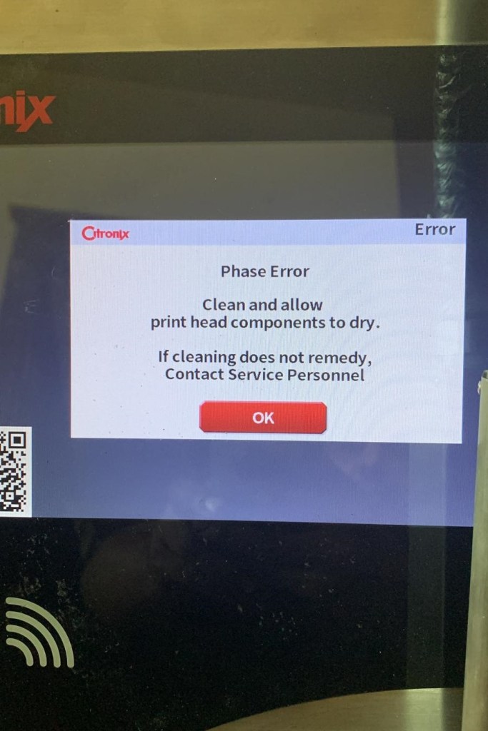 Citronix Error Sign