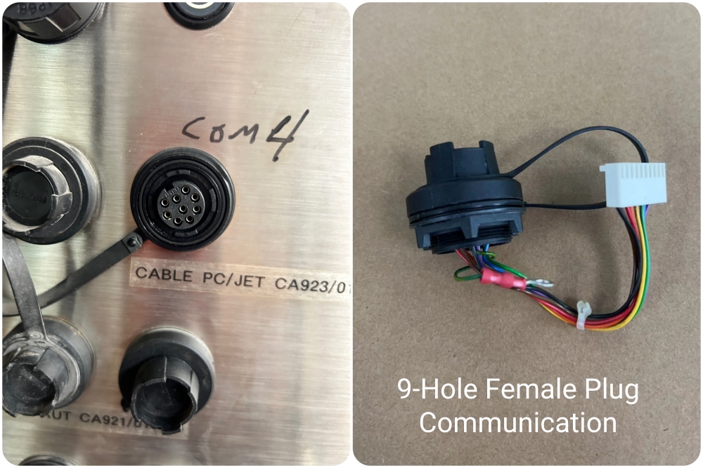 Domino A Series CIJ Printer Commmunication Connector Plug with Cable