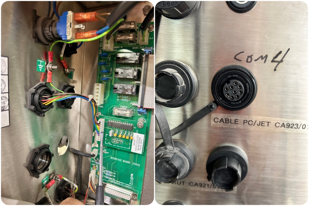 Domino Alarm Port Cable Assembly  Picture from Customer