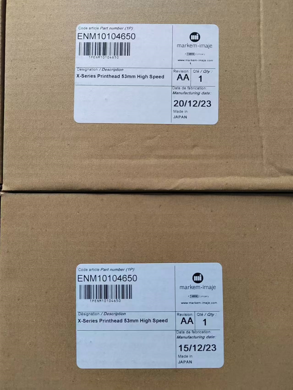 ENM10104650 X-Series Printhead 53mm High Speed