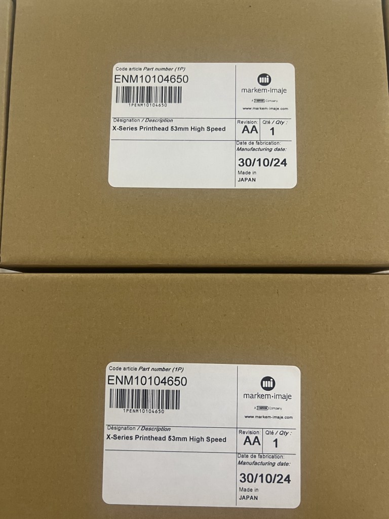 ENM10104650  X Series Printhead 53mm High Speed