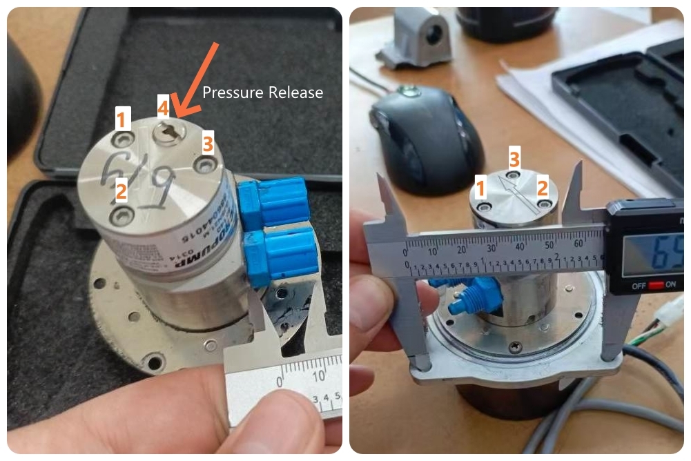 with or without pressure release