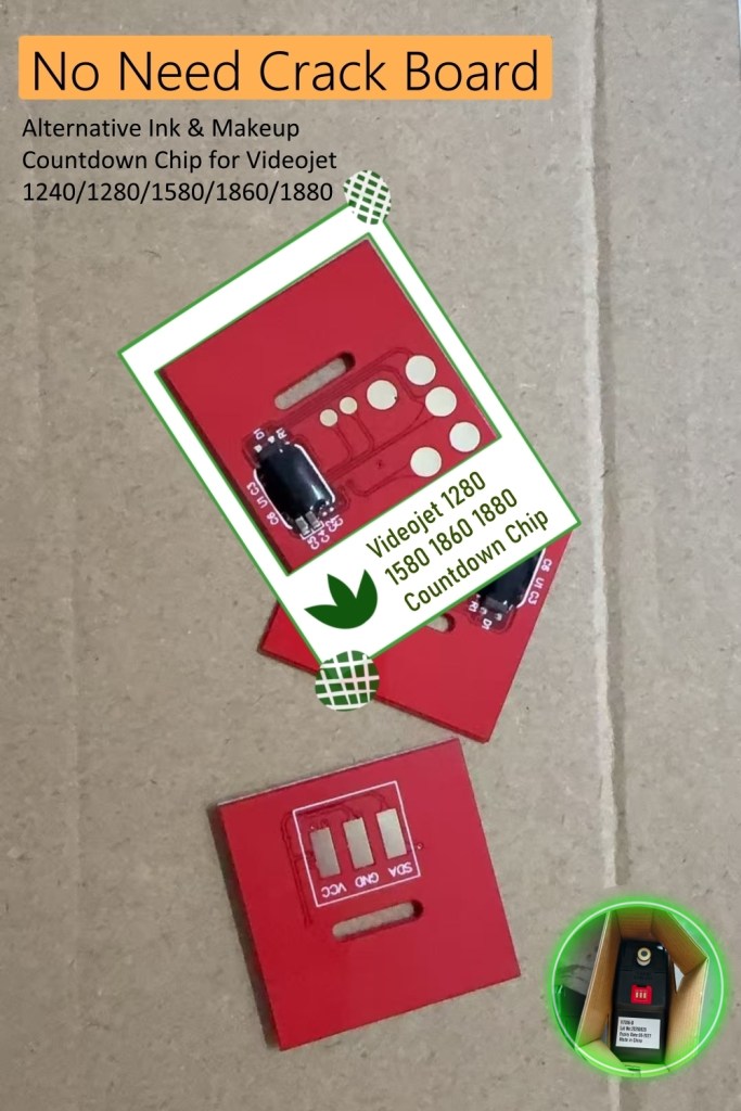 Vdieojet 1580 1280 1240 1860 1880 Ink and Makeup Alternative Chip
